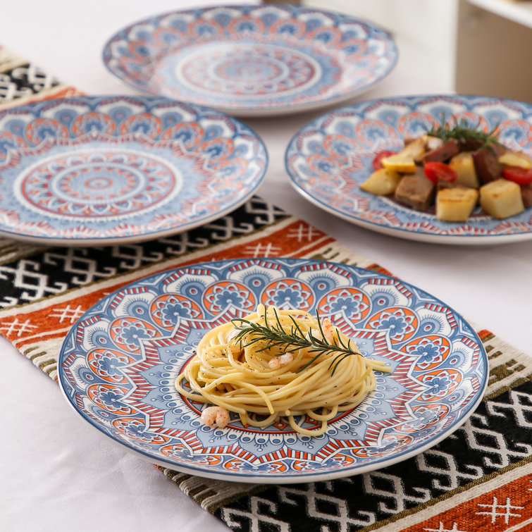 Wayfair mandala best sale dinner set